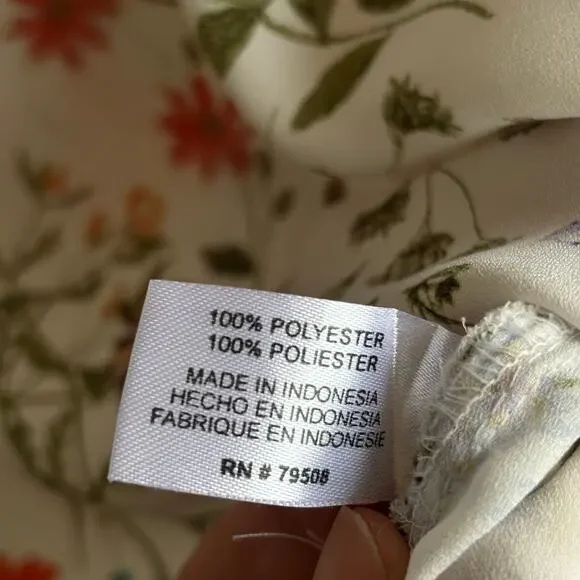 Violet + Claire Women's Floral Botanical Blouse – Size 1X - Picture 8 of 9